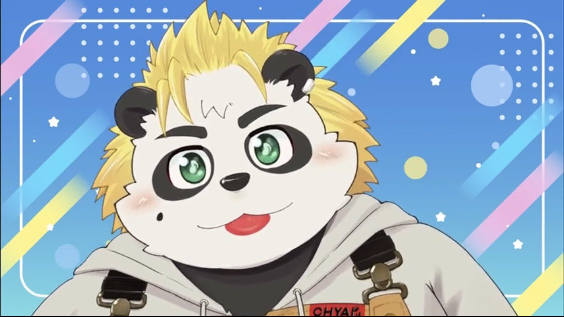 TAKA_VTuber's tweet image. あっかんべー！できるようになった！！🐼✨
可愛いだろー！べー！👅

動いてる姿はメン限にあるぜ！！