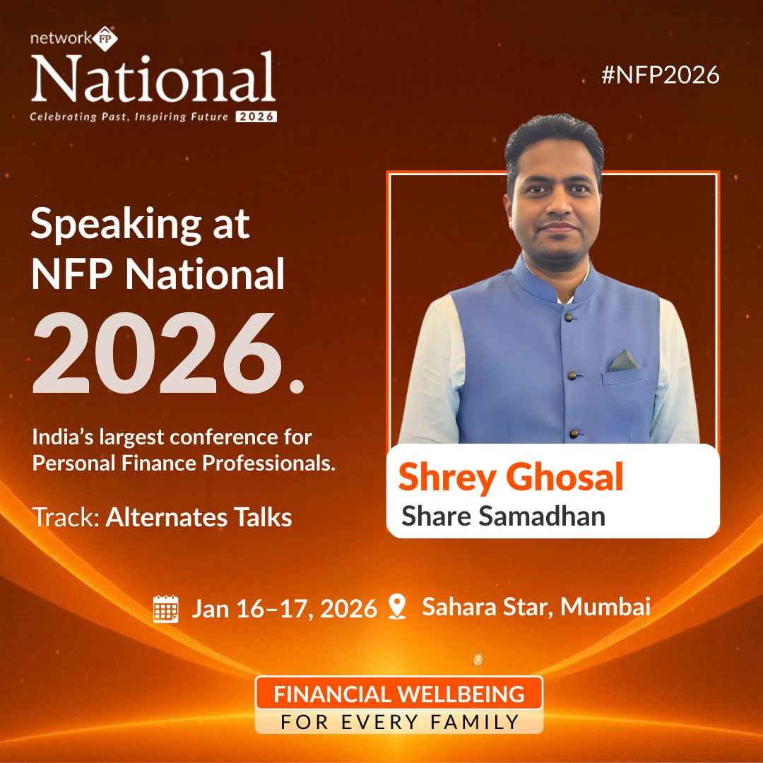 🚨 Exciting News! 🚨
<a href="/Sharesamadhan/">Share Samadhan</a>  partners with <a href="/networkfp/">Network FP</a> as Growth Partner at NFP National 2026!
📍 STALL 53 | 🗓️ Jan 16–17, 2026 | 🏢 Sahara Star, Mumbai
🎙️<a href="/ShreyGhosal1/">Shrey Ghosal</a>  | Alternates Talks
 Build &amp; Grow with Unclaimed Investment Services 💡

#ShareSamadhan #NetworkFP