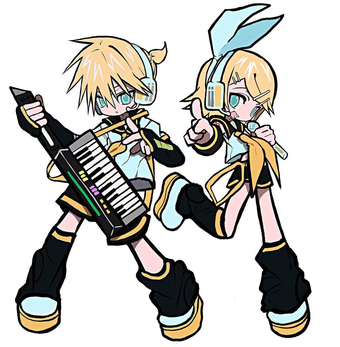 #鏡音リン 
#鏡音レン 

🧡💛