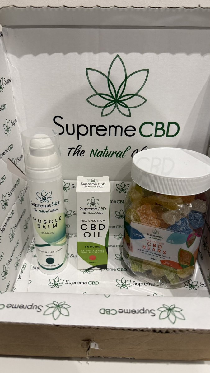 Massive thank you to <a href="/afowler06/">Anthony Fowler</a> <a href="/supreme_cbd/">Supreme CBD - UK’s #1 CBD OIL</a> for the care package and quick delivery. CBD has helped me
With so many issues but the their muscle rub is pure magic 🪄 I’ve even used it on my
Temples to ease headaches / migraines