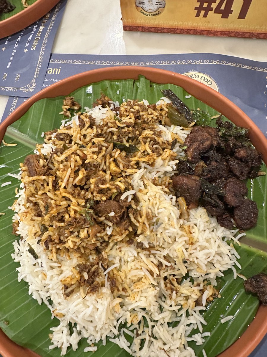santumm's tweet photo. @SravanTweetz I tried Mutton Keema fry biryani and prawns fry. It was spicy and really good. Please dont come to conclusion with just one dish. They are maintaining very well https://t.co/FNjDmu8ytE