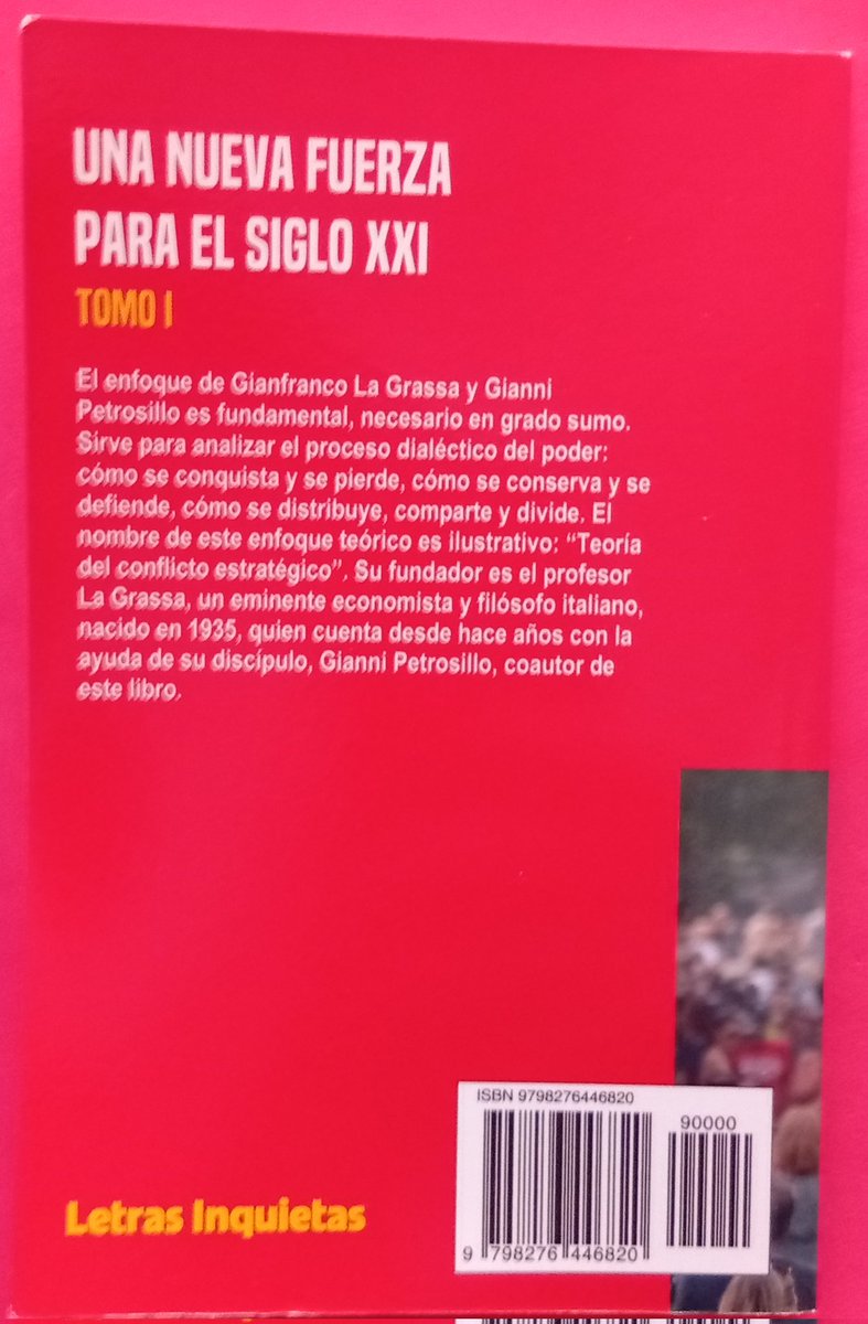 monpaslibros's tweet image. 📚 Título: Una nueva fuerza para el siglo XXI (Tomo I)

📝 Autor: Varios autores

📌 Editorial: Letras Inquietas

🔎 Estado: Nuevo

🛒 Precio: 8,00 euros

✅ Disponible en nuestro perfil de Wallapop

✉️ Escríbenos por MD

📦 Envíos a toda España