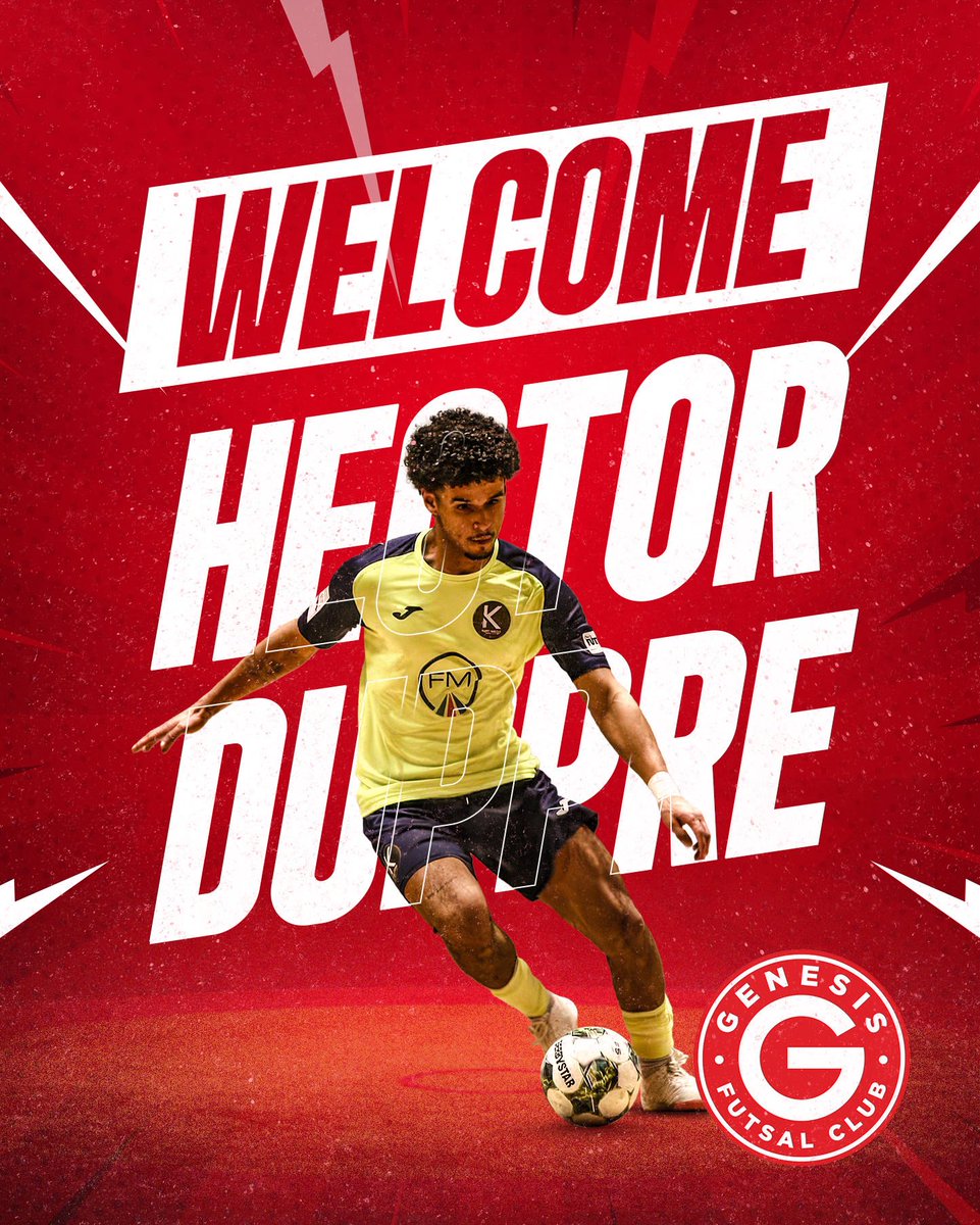 Genesis Futsal Club is delighted to announce the signing of Hector Duppre📝 

Welcome to Genesis, Hector🔴⚪️