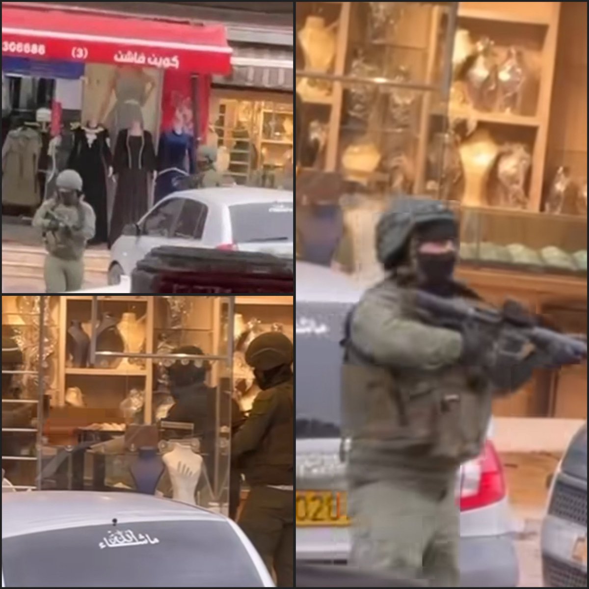 YosephHaddad's tweet image. This footage does not show IDF soldiers‼️
It shows a group of Arab thieves who dressed in IDF uniforms, posed as soldiers, and robbed a jewelry store in Hebron.
IDF forces pursued and arrested the suspects, and the stolen gold will be returned to the store.
In other words, the…