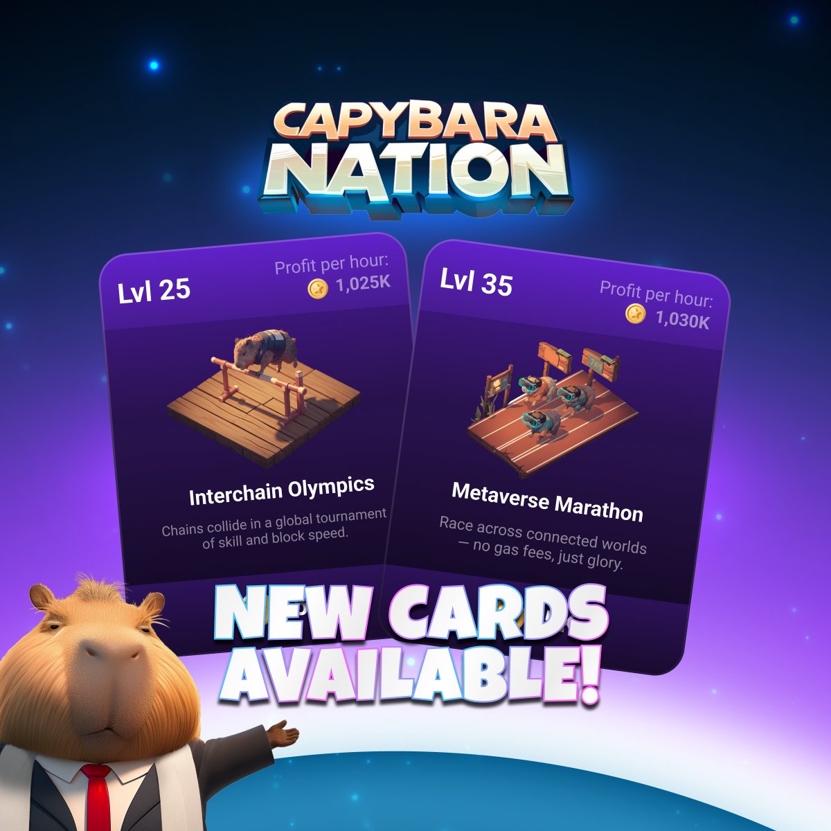 Capybara Nation - $BARA is live on Crypto.com (@capy_nation) / Posts / X