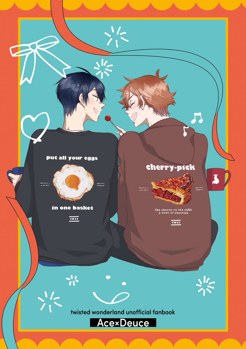 12gohan_anth's tweet image. 🍒🍳アンソロジー表紙公開🍒🍳

カバーに引き続きアンソロジーの表紙公開です。
ふたりで秘密のティータイム☕️🫖

イラストはでもらは様（@itsdemoharapeco）、
カバーデザインはやまなし様（@8ma74_mk）に
手掛けていただきました。