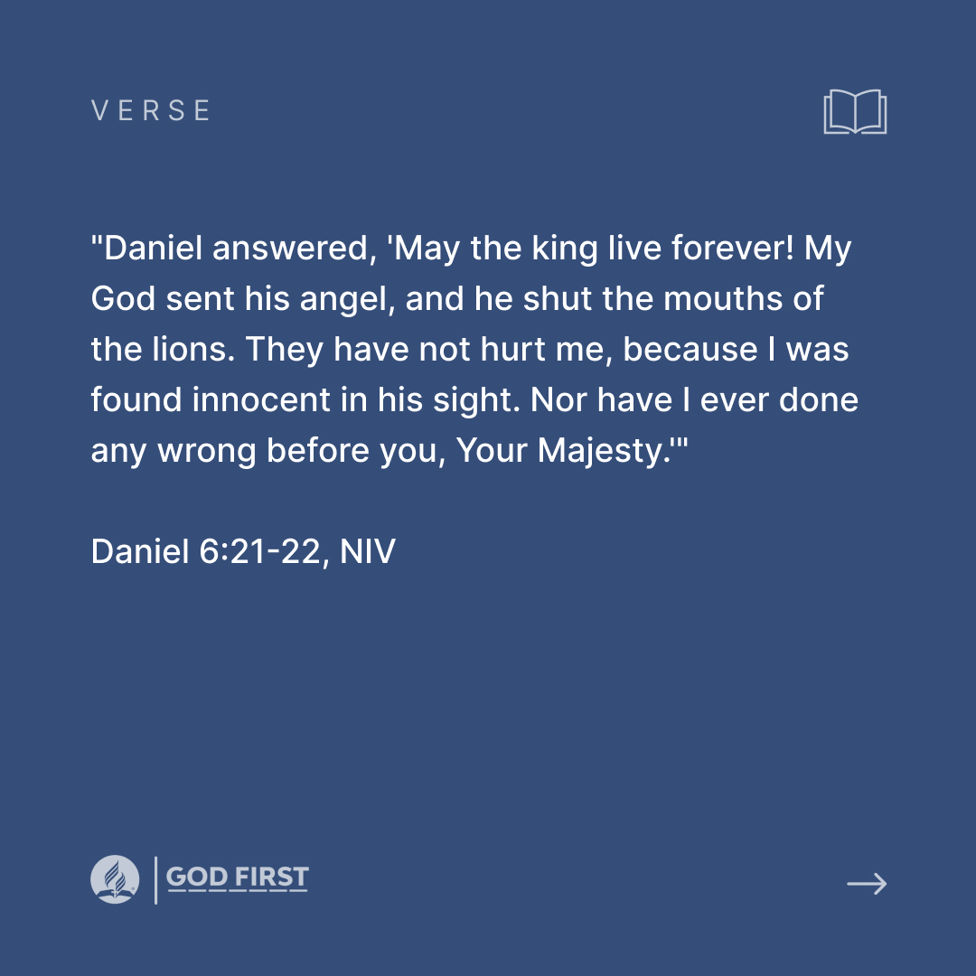 adventistchurch's tweet image. If you've found yourself in a dangerous position, like Daniel in the lion's den, you can remember God showing up for him there, in the unlikeliest place. Has he shown up for you? Share the story in replies!