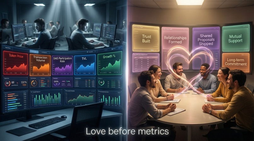 The best Web3 projects don’t optimize for price or volume.
They optimize for trust, belonging, and shared purpose.
Love scales first.
Value follows. 💘
#ValentinesDay #Web3