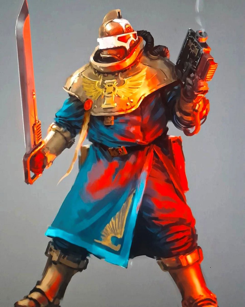 Aetas_Memoria's tweet image. A couple of illustrations of Imperial Navy Breachers, known also as Voidsmen or Voidsmen-at-Arms, Voidship Boarding Specialists, by Miguel Iglesias for the Kill Team: Into the Dark supplement.