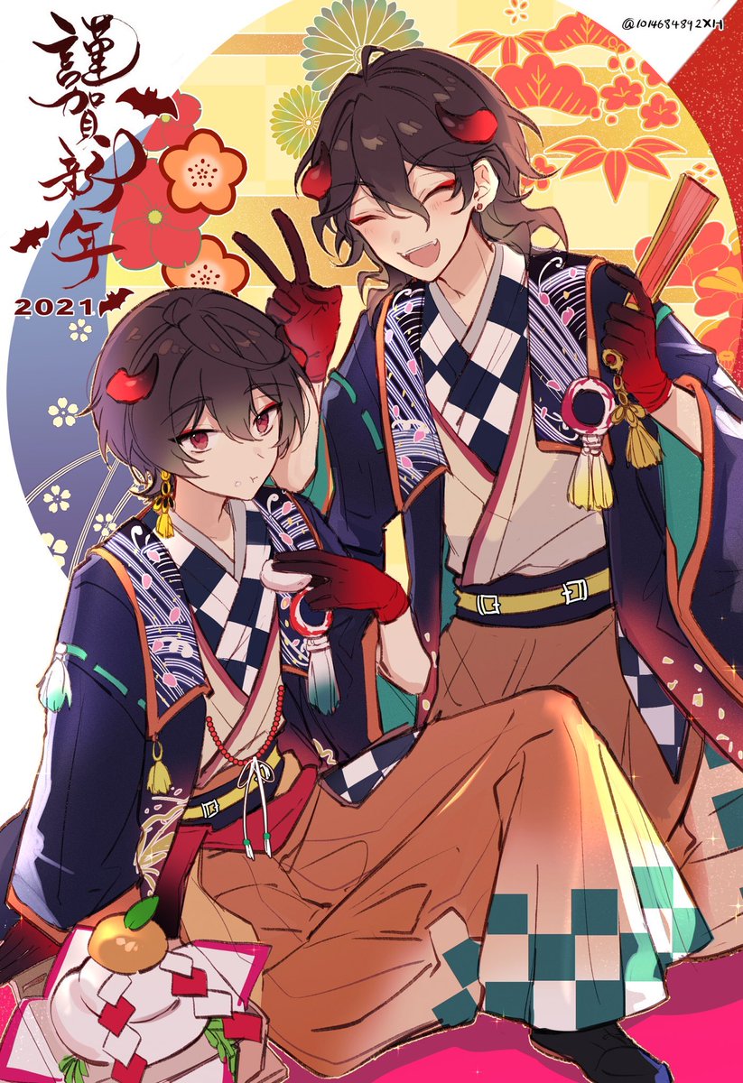 「そういえば去年の年賀状にもデフォルメの零ちゃんがいましたね.... 2021年の」|⭐️せいか🔥のイラスト