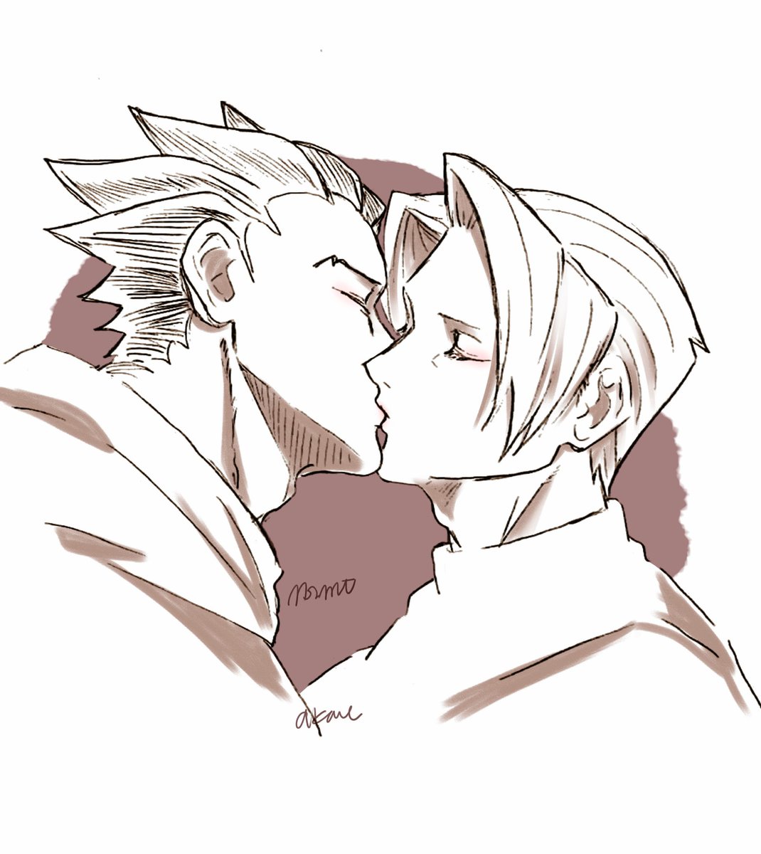 akane19891213's tweet image. もはや無限にナルミツのキス画描いている❤️‍🔥
#nrmt