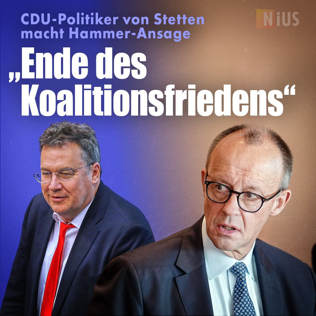 Der Koalitionsfrieden zwischen Union und SPD ist offenbar Geschichte.
nius.de/politik/news/w…