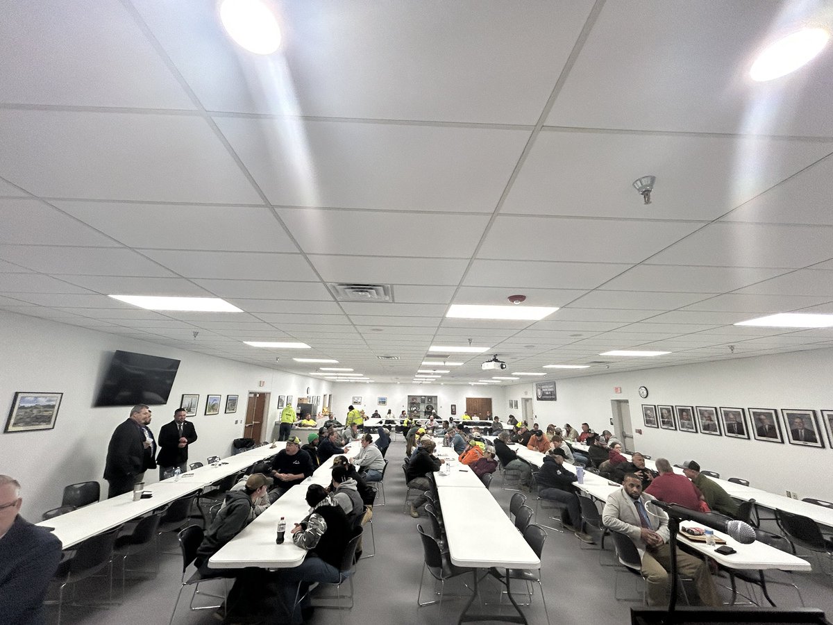 Good turnout at the January membership meetings.