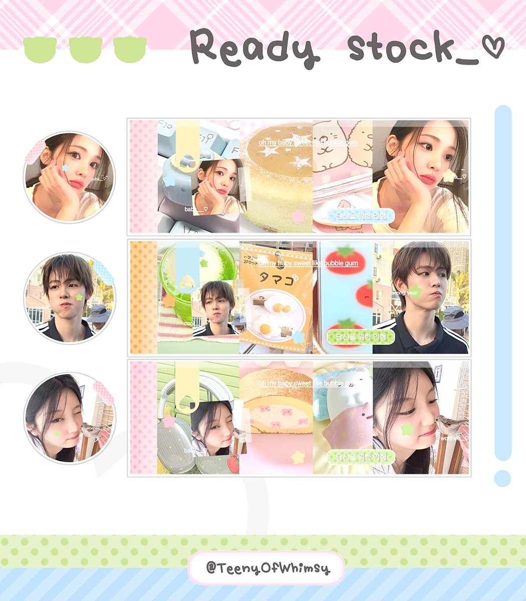TeenyOfWhimsy's tweet image. hii, mind to help retweet? thank youu ♥︎ #zonauang 

emLOo, aku punya layout ready stock &amp;lt; hanni, jiwoo, ian, yuha, seonghyeon, &amp;amp; wonhee &amp;gt; yang bisa kamu miliki sekarang hanya dengan 8.000 koin sajaa! ketuk roomchat aku jika tertarik . . 📞💨