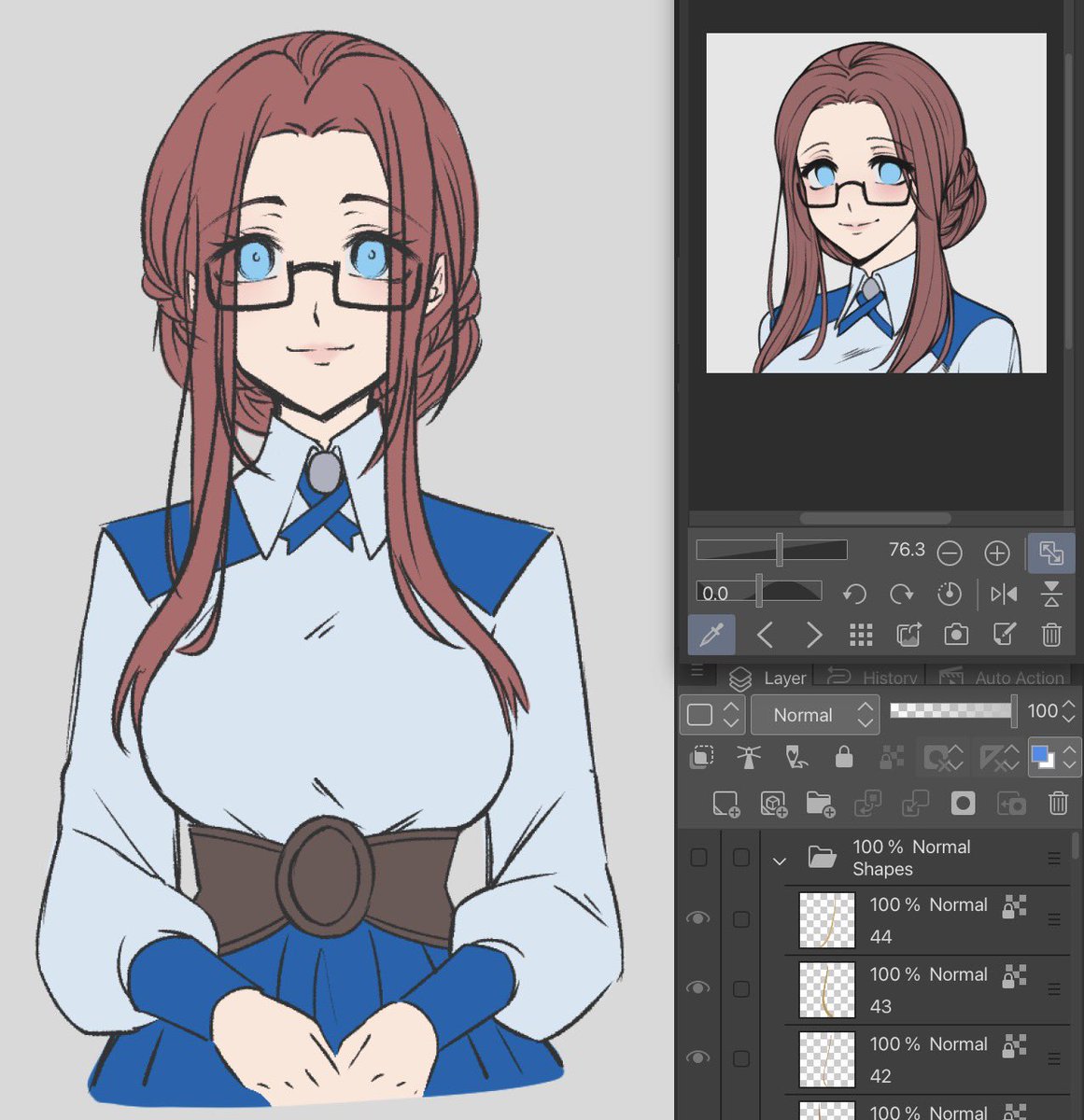 It's been so long since I last drew her. My dear Norene 🩵