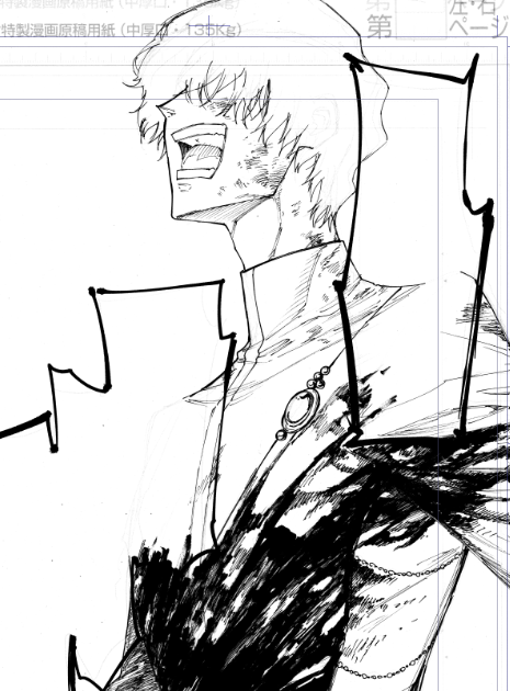 今日の進捗、こういう絵を描いとりますねん。 