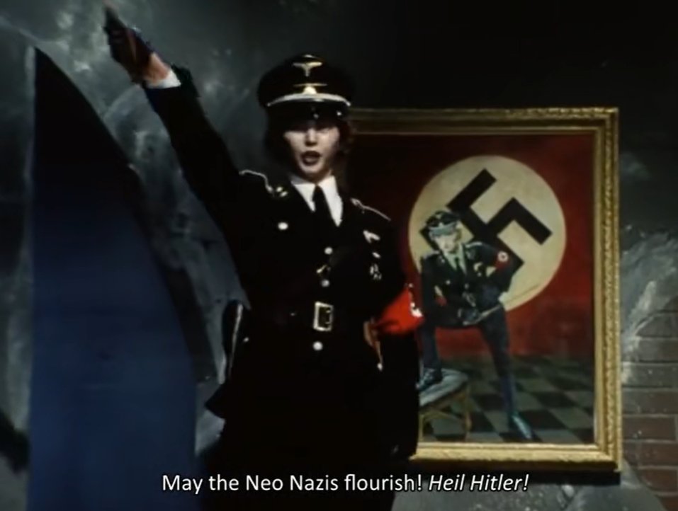 KRRicRX's tweet image. Okay I finnaly reached THAT episode of Solbrain that everyone probably heard about it - 38, The Devil Whispers Death

And holy shit man, sometimes you just get flabbergasted with stuff old Tokustasu series could get away with

Is not even bothering being subtle is IN YOUR FACE