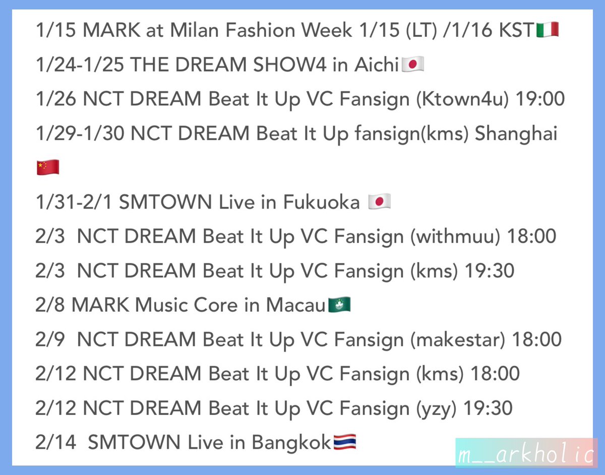 m__arkholic's tweet image. #MARK schedule update 🗓️🆙

🆕 1/15 MARK at Milan Fashion Week🇮🇹
  1/15 (LT) / 1/16 (KST)

FINALLY CONFIRMED!!
we’ve been waiting for this 🫂💚

#마크 #MARK #MARKLEE