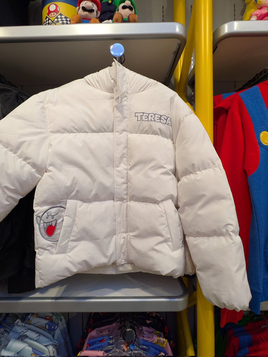 のりしろ　ＵＳＪマリオ　テレサ　ダウンジャケット　Mサイズ USJマリオ テレサ ダウンジャケット Mサイズ のりしろ USJマリオ