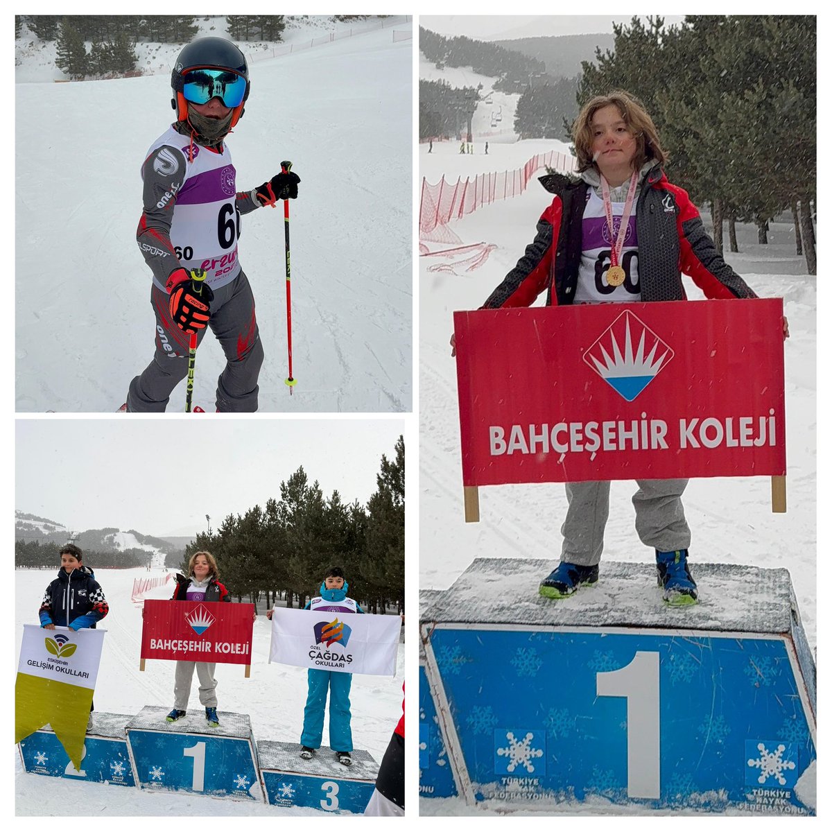 Alp Disiplini Okullararası Eskişehir İl Birinciliği müsabakalarında, okulumuz adına U12 Erkek kategorisinde yarışan öğrencimiz ✨İbrahim Rüzgar Ülkü, Slalom 🥇 ve Büyük Slalom 🥇 kategorilerinde İL BİRİNCİSİ oldu. İki kategoride birincilik elde eden öğrencimizi tebrik ederiz.