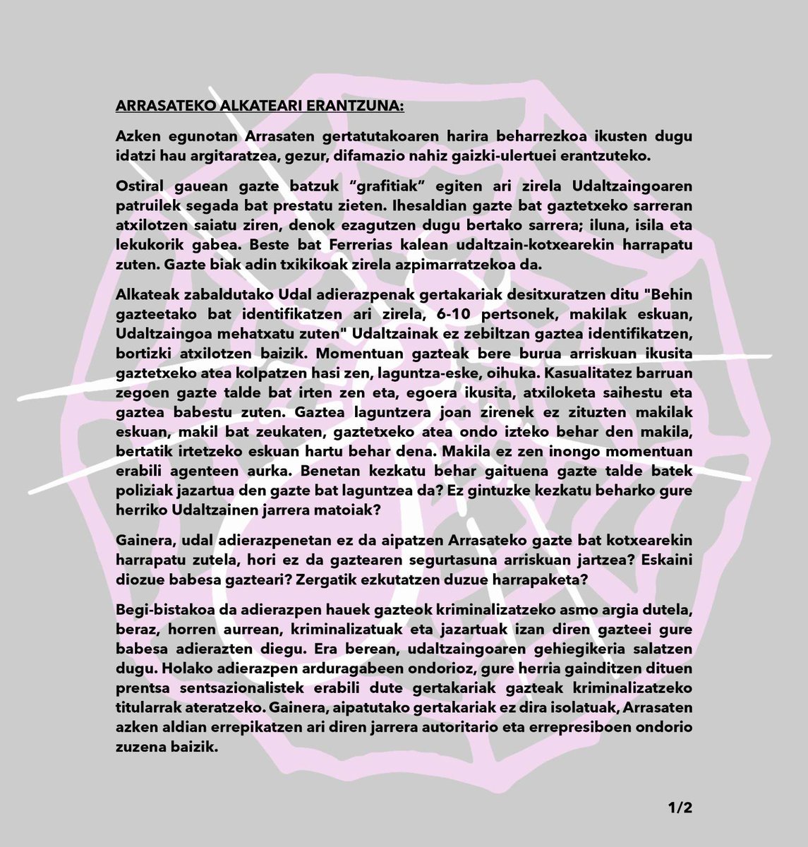 ARRASATEKO GAZTETXIA tweet media