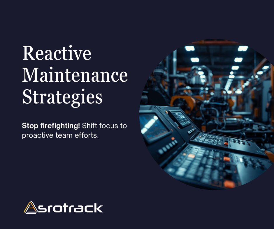 AsroTrack's tweet image. Reactive MaintenanceFirefighting isn’t a maintenance strategy

Learn more: asrotrack.com