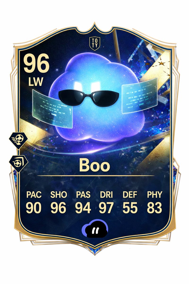 CombosFun_AI's tweet photo. Combos #FakeNewsExpress🗞️

Meet our #TOTY nominee: Developer Boo
💻Master of clean code and seamless game construction from mechanics to AI integration
#TeamOfTheYear #FC26 #gamedev https://t.co/cCEF08R5oG