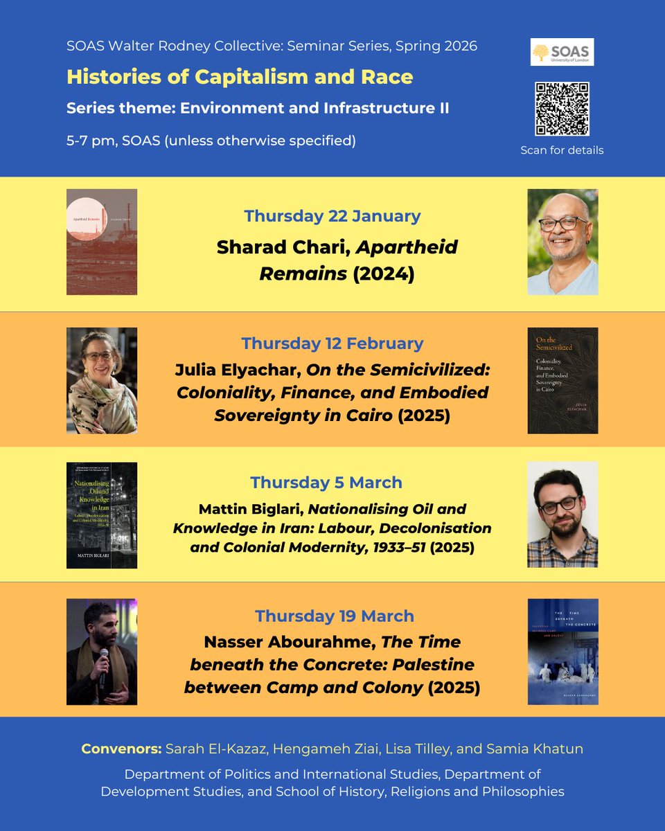 Histories of Capitalism and Race Seminar 2025 tweet media