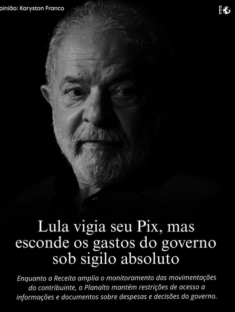 DeniseCompasso's tweet image. Sigilo pra eles, fiscalização pra você.