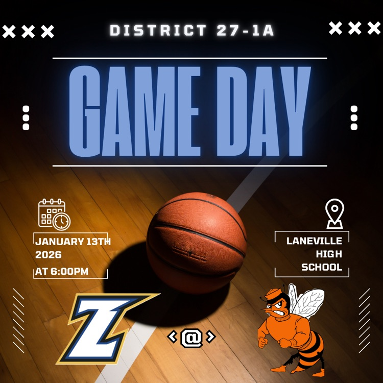 🏀 Game Day! Boys Varsity Basketball is on the road at Laneville tonight. Tip-off at 6:00 PM. Let’s go!