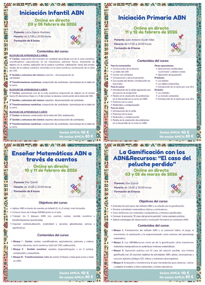 Cálculo ABN tweet media