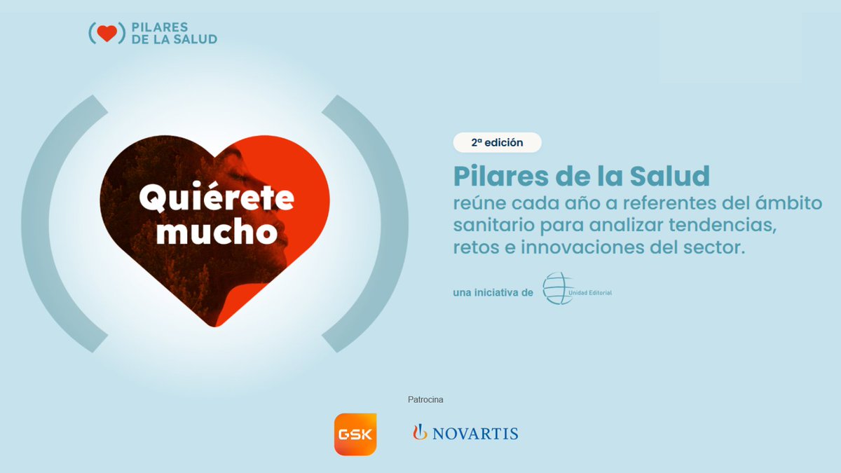 CuidatePlus's tweet image. 📣 ¡No te pierdas el evento #PilaresDeLaSalud!
 🗓20 Ene 2026 🕤 09:30–13:30h
 📍Espacio Zenit (C/ Orense 69, Madrid)
Expertos debatirán sobre vacunas, salud mental, obesidad y cómo vivir más y mejor con ponencias clave.
👉 Más info e inscripciones: pilaresdelasalud.unidadeditorial.es/2-edicion/