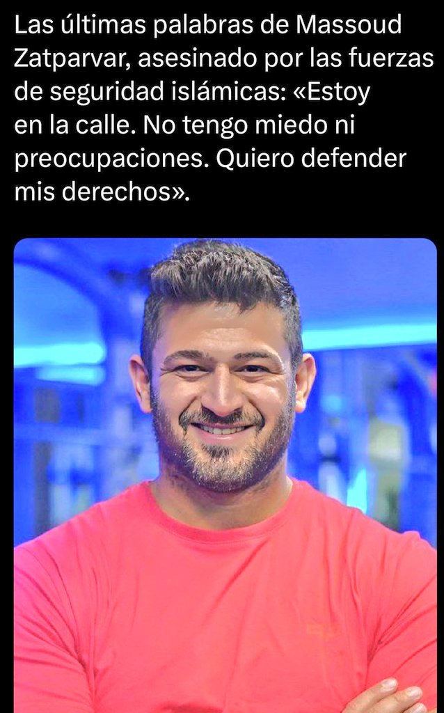 KarinaLMariani's tweet image. El régimen de los ayatolás sigue masacrando gente que lucha por su libertad.
Los reportes ya hablan de miles de iraníes.
No dejen de hablar de Irán, la difusión en rrss es el único apoyo que tienen hasta ahora.
#FreeIran