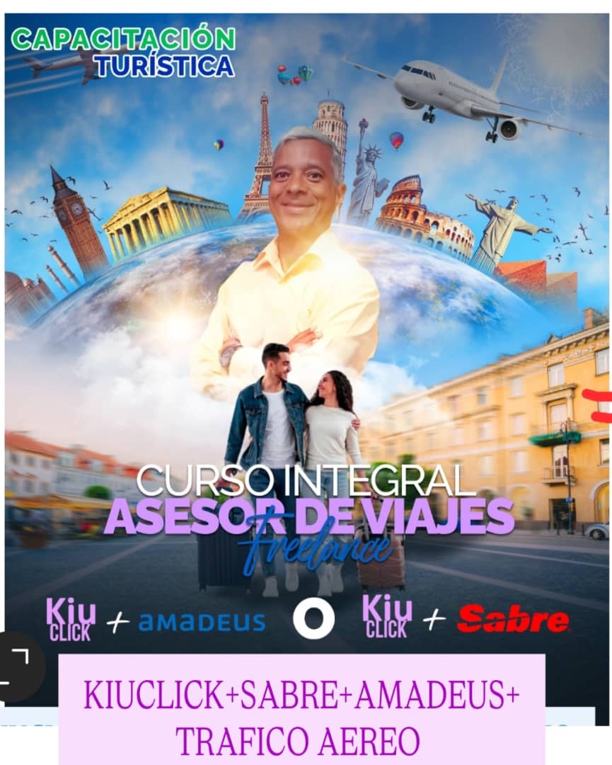 eventosespecial's tweet photo. Bendecido año 2026 
Inicie con nueva carrera profesional
Curso Integral Asesor de viajes Freelance 
Que aprenderá:

A manejar los sistemas de reservas aereas mas importantes del mundo

*** *** *** *** *** ***
Inf e Inscrip
al
📲 *https://t.co/JeMTDvQkY0
Instructor 
Alfredo Gomez https://t.co/56hFKTao1A