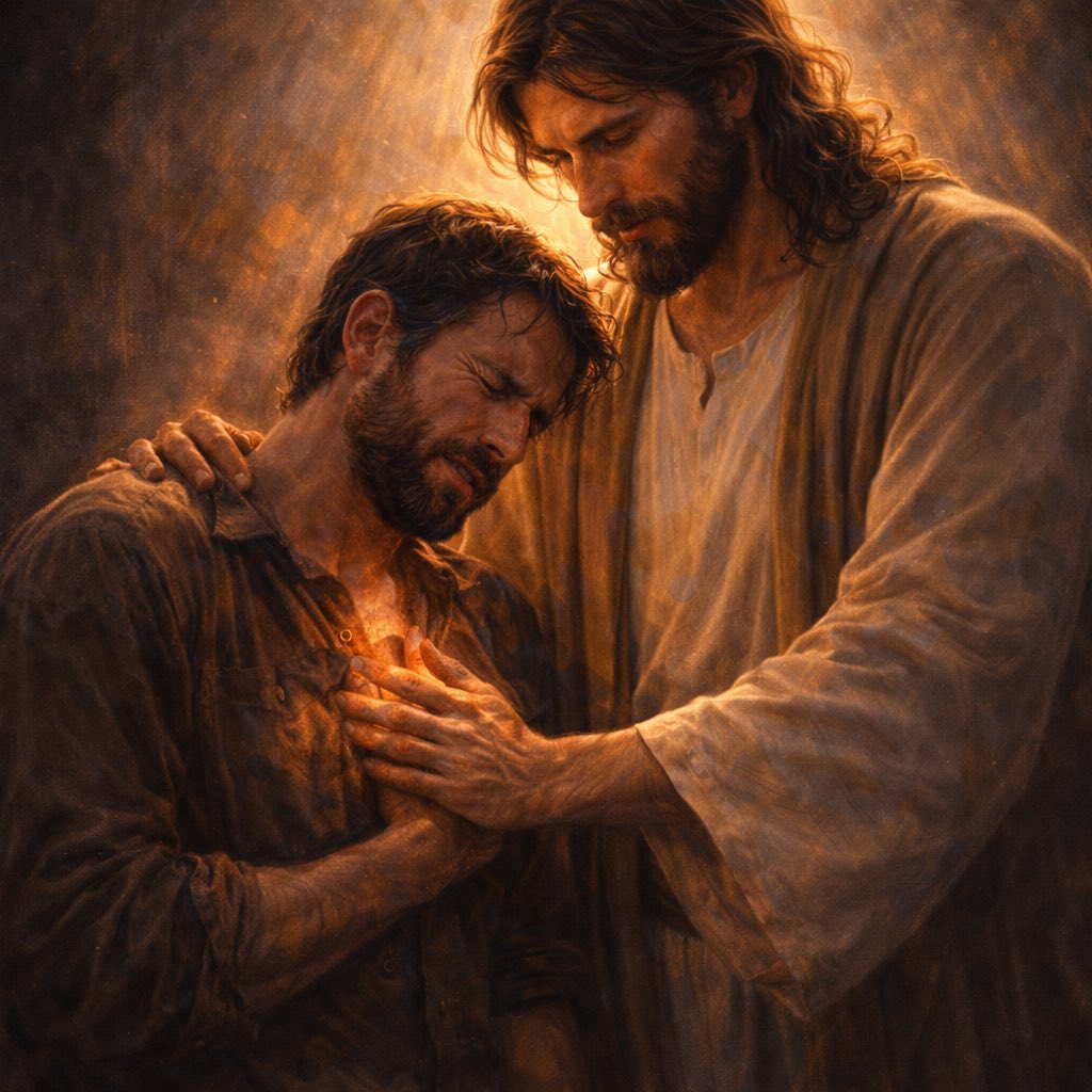 Padreramonzam's tweet image. Jesús,
tu palabra no adorna,
libera.
No dialoga con el mal,
lo calla
y devuelve dignidad a la vida herida.

Entra, Señor,
en lo más profundo de nosotros.
Rompe lo que nos ata,
sana lo que nos divide por dentro
y haznos libres con tu verdad.

#JesúsHoy #FeReal #DiosLibera #FeJoven