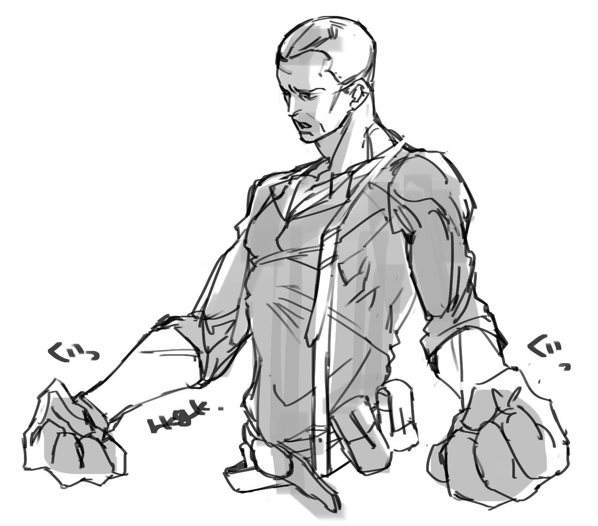 koduetty's tweet image. ResidentEvil6（再掲
楽描き

#ジェイシェリ 
#Shake