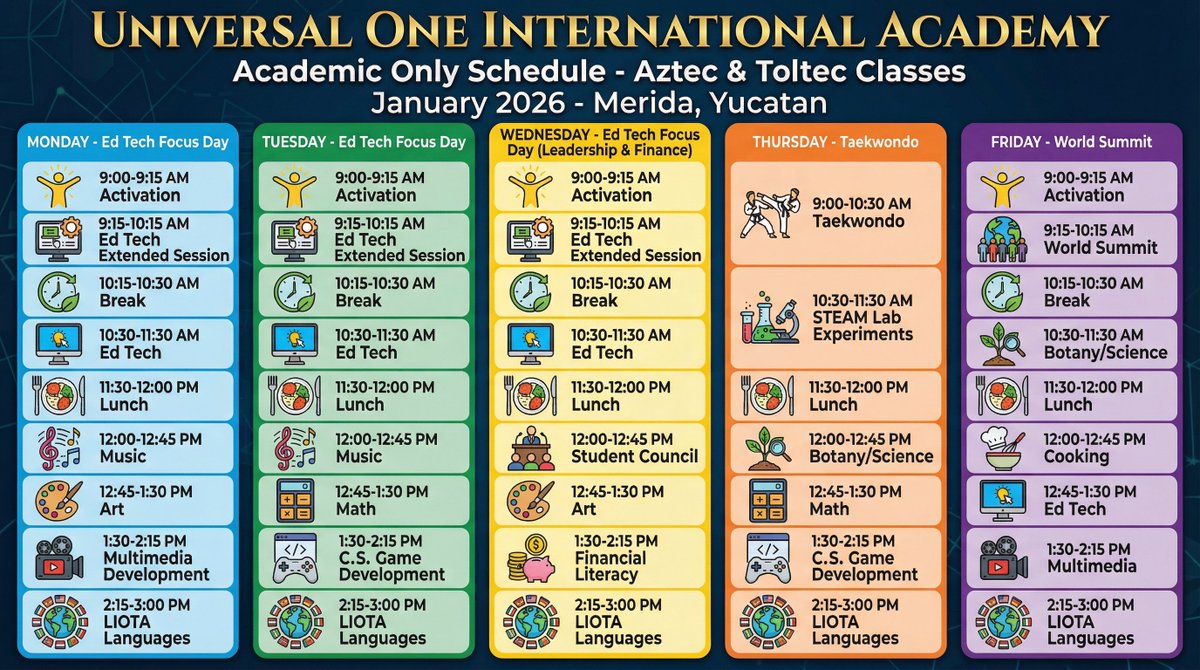 UniversalOne5's tweet image. This is next level of eduation, every studnet needs to get more.