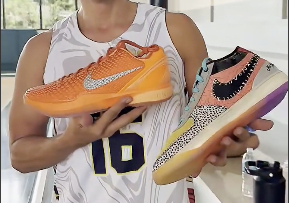 blairwaldorfs_'s tweet photo. so basically he literally has new shoes for every one of their games 😂 https://t.co/jIzfP4bqIT