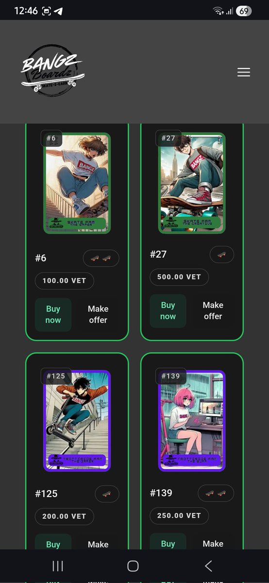 BangzBoard's tweet photo. Bangz Bangz
Do you know https://t.co/JKyFjqogAo have #Maas ?
Now Yeahhhhhhh.......
Happy Fam Cards NFTs:
-Multiplier in 2 dapp to comes, Skate2earn and @BitGirlsVeChain
#VeChain #SQUAD #NFTs #VeChainHasNfts #Skatelife https://t.co/aOqA62dacO