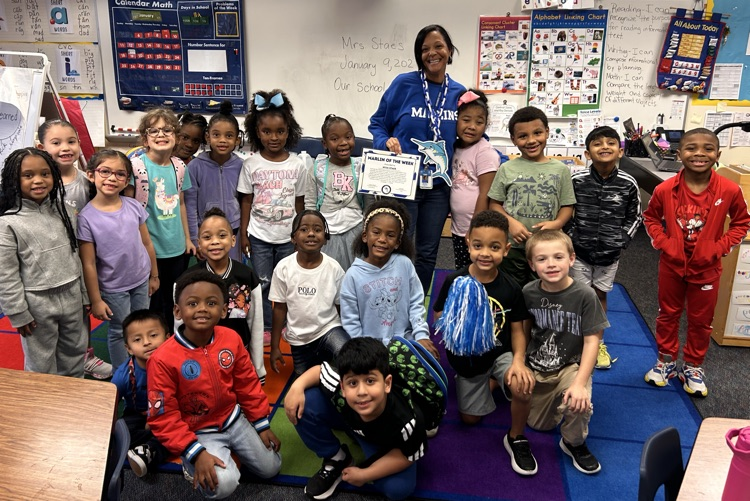 🎉 Our Staff Marlin of the Week is kindergarten teacher, Mrs. Staes! We appreciate her professionalism, steady presence, and the way she shows up each day committed to helping her students reach their full potential. 🎉