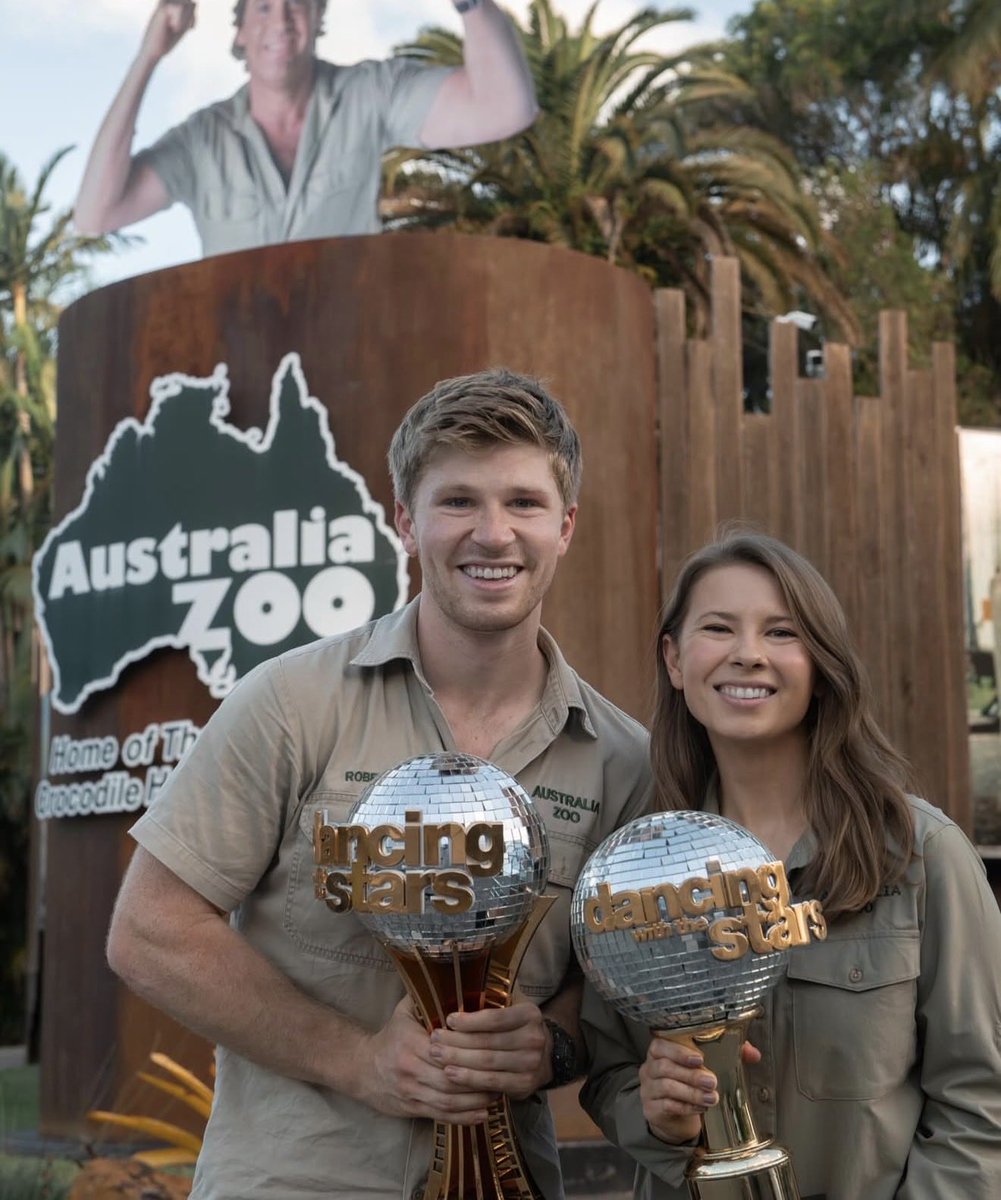 RobertIrwin's tweet image. Two mirrorballs now call @AustraliaZoo home ❤️