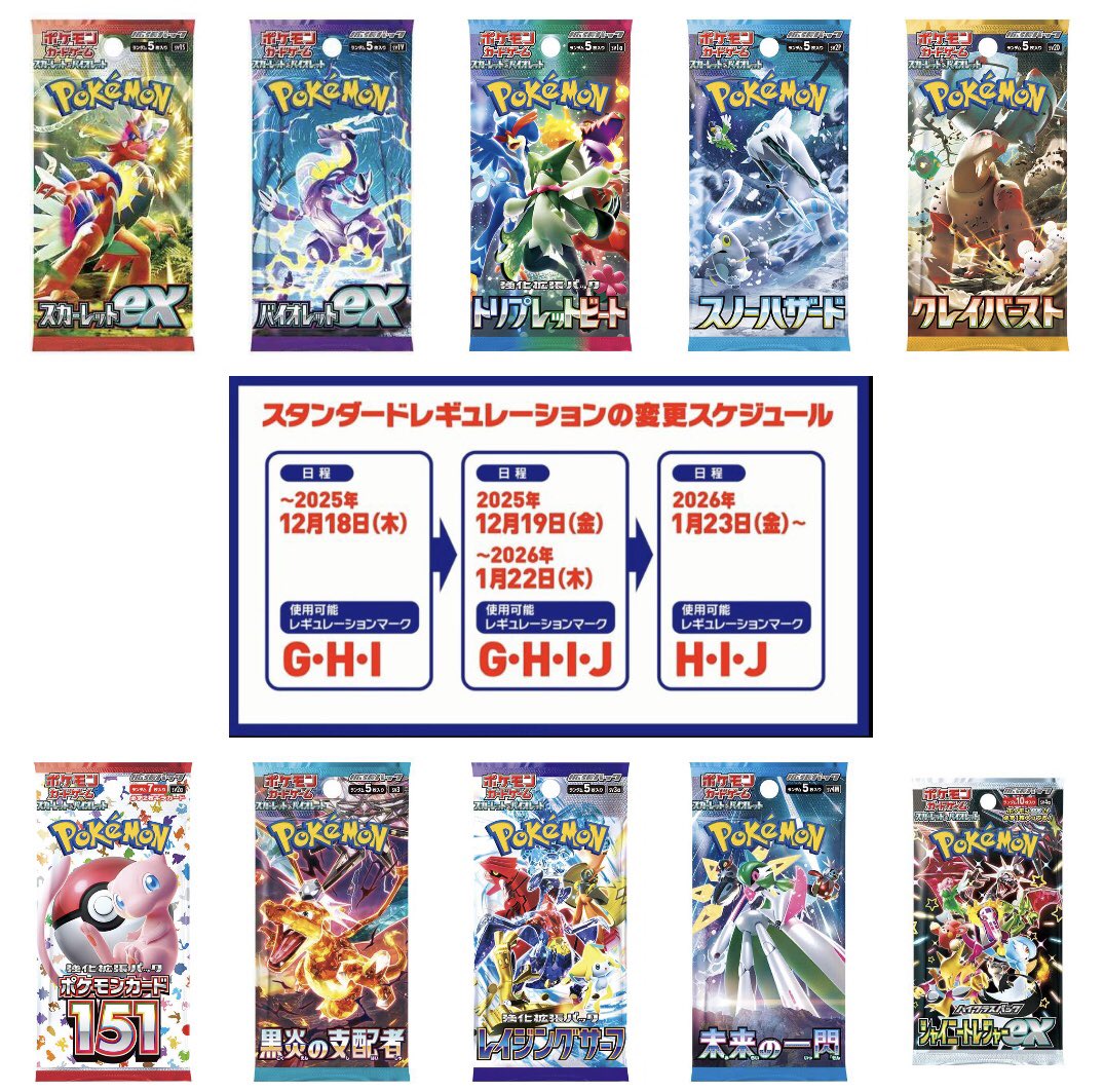 来週でGレギュ 絶版へ ⚫︎スカーレットex.バイオレットex