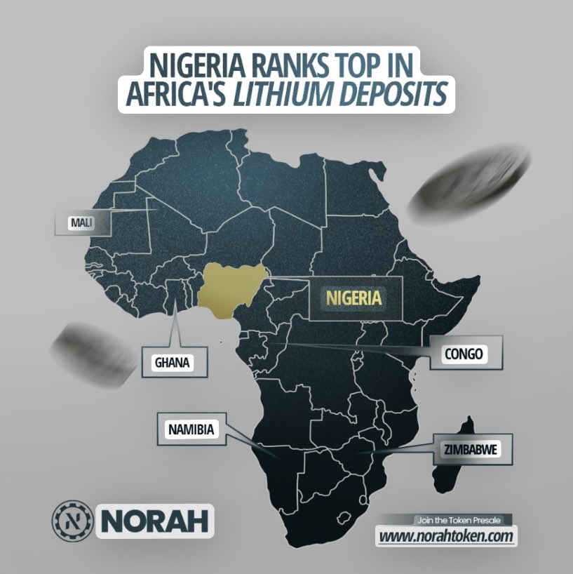 With Norah token we are making Nigeria's lithium accessible to everyone.

Join Norah presale on norahtoken.com