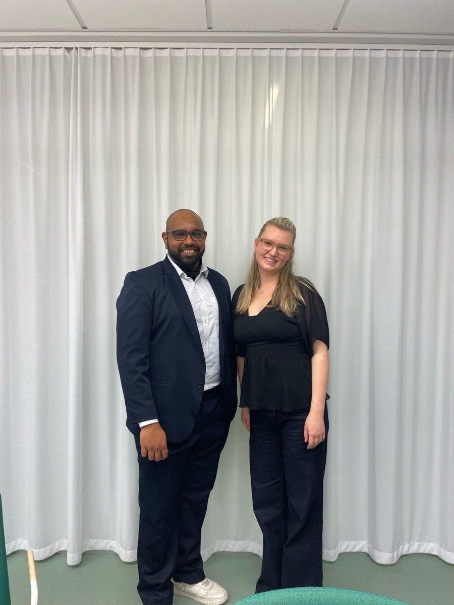 KthErgonomics's tweet photo. Our master’s students successfully presented their theses 🎉

Two outstanding research projects with amazing ideas and great discussions.

We are excited to see where your next professional steps take you. Well done!

#KTH #TechnologyWorkHealth #ThesisPresentations https://t.co/5lLJJ2cycN