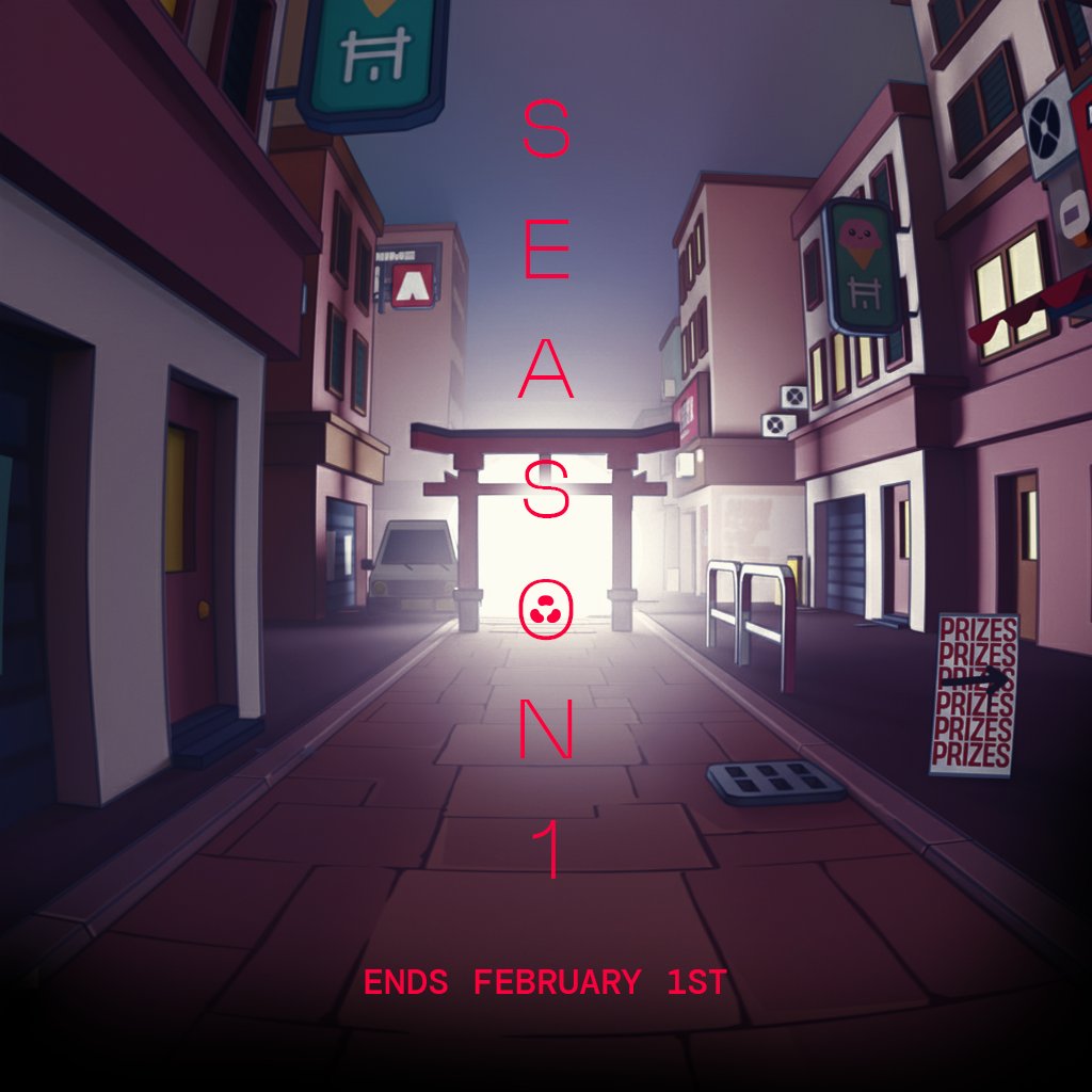 Azuki_Escape's tweet photo. ⛩️ The end of the Alley is in sight...

⚡️ Season 1 ends on February 1st. 

Get Red Beans to enter the $30k+ prize pool!

🛹 Play: https://t.co/dXZ9NwIJgS
