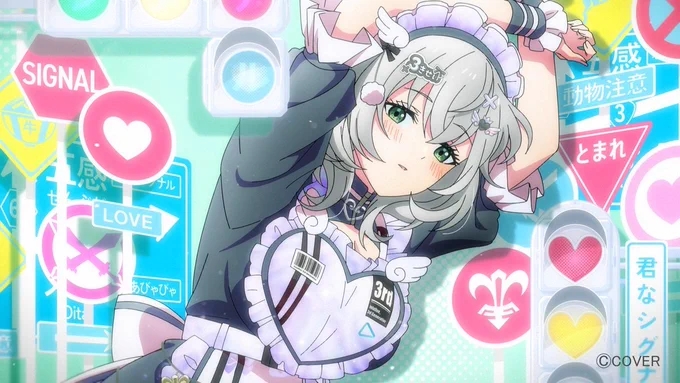 #ホロライブ3期生_MV公開 『あいあいあいあいあいらぶゆー』MV (兎田ぺこら/不知火フレア/白銀ノエル/宝鐘マリン) 一部作画監督としてお手伝いさせていただきました～ きゅるきゅるだ～!!たくさん観て聴いてください #きゅるるん大作戦 #Andraft