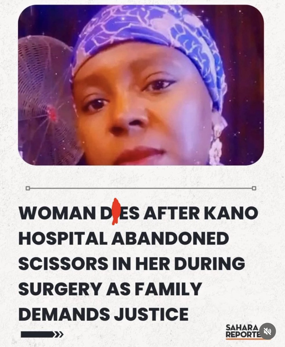 silverpenydr's tweet image. They forgot  scissor inside her during a surgery and now she’s de@d as a result ? 😳