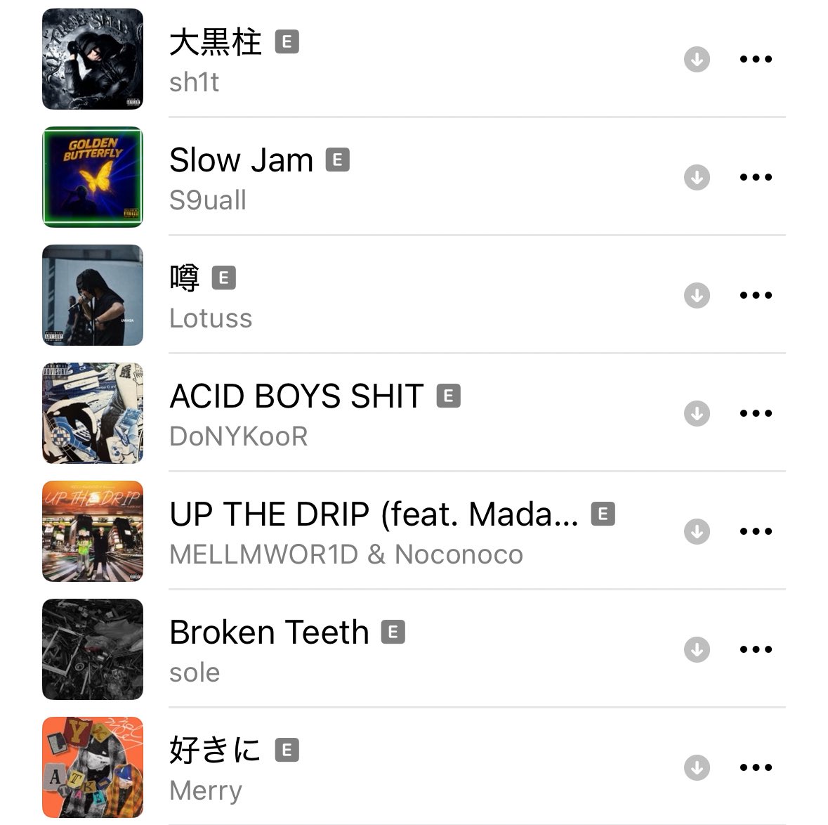kfp_harland's tweet photo. #JHipHopRewind2026
29曲追加

7
CHOUJI,DAIA
Kojoe,Aaron choulai
Nosh
YDIZZY
sh1t
valknee
Ludio,Kianna,Yvnlazy
D-TONE
Madaler kid
Hash T
Ohju
Palmpark
IKE
ysl
Hagane
COCKPIT
Lil Meiji
KRN
Ryzn2k
Dia Dogs
nowyoumakemeup
Andx9,LAF
Merry
sole
MELLMWOR1D,Noconoco
DoNYKooR
Lotuss
S9uall https://t.co/1x0wEKjQsQ