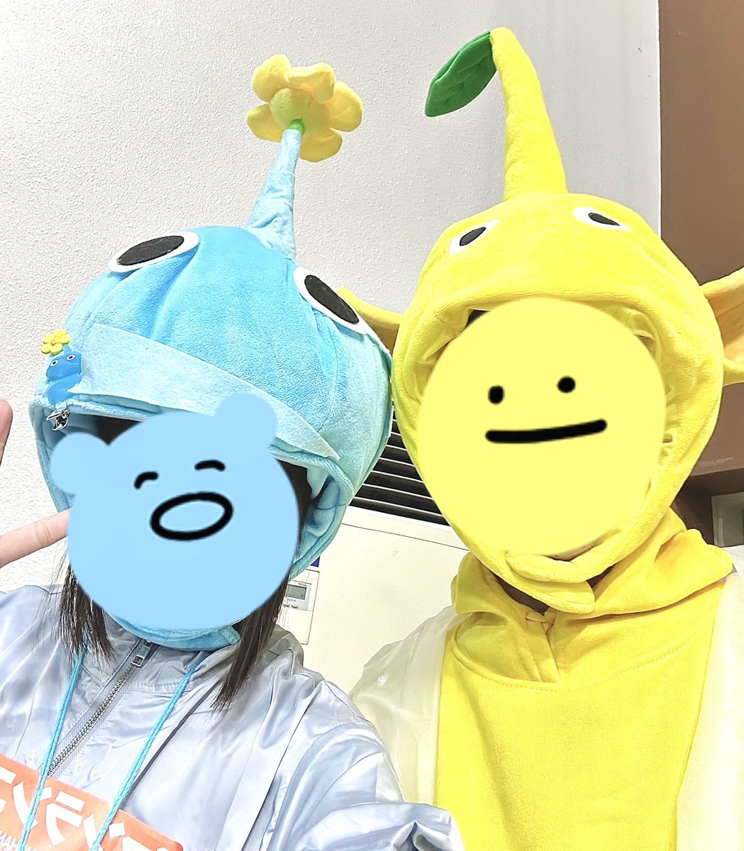 Run_a0827's tweet photo. 今週の日曜日 #いぶすき菜の花マラソン ファンランの部に参加してきました！🏵️
私はピクミン隊で氷ピクミンで走りました❄️
雨風が強くて寒かったですが、おもてなしや沿道の応援、菜の花など本当に素敵でみんなで楽しく走れました😆
#ライブラン ナーの皆さん、沢山のお土産をいただき、また大変お世話になりありがとうございました！😻

 #Liverun  #ピクミン
