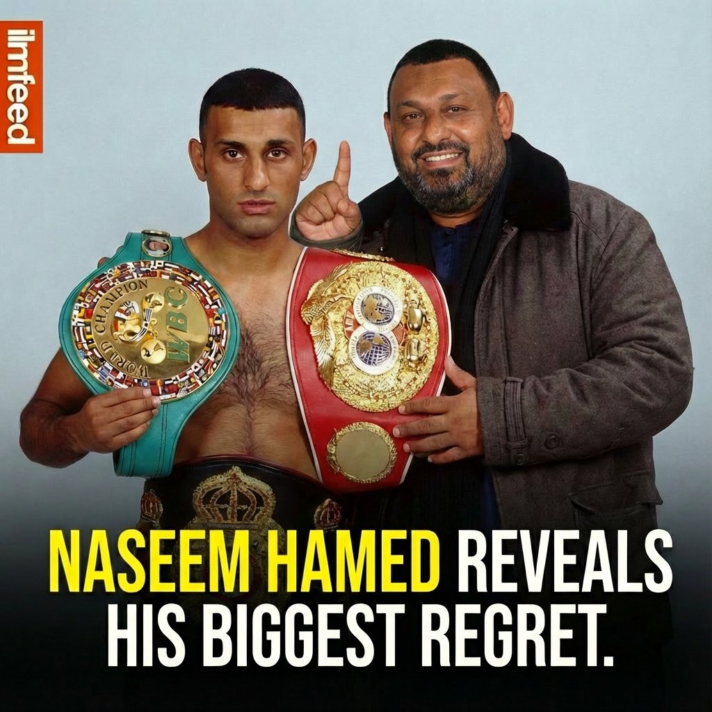 IlmFeed's tweet image. The boxer 'Prince' Naseem Hamed has revealed his biggest regret in life. 

In an interview with The Guardian, he said:

“So my biggest regret is that, when I was younger, I didn’t always do my five prayers. But I do now, and it’s so important because the person I am today is the…